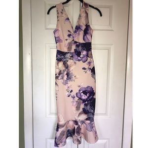 ASOS Mermaid Floral Dress Sz 0